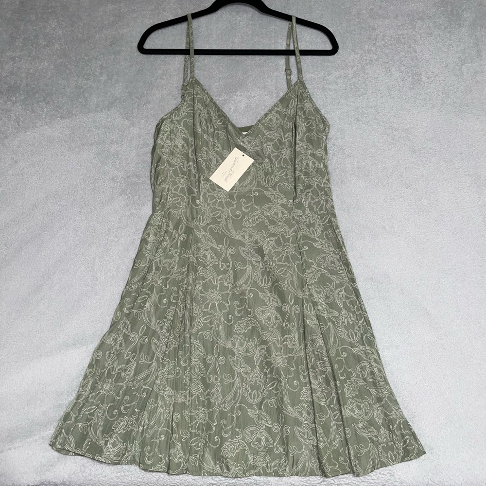 Target Universal Thread Olive Green Slip Dress